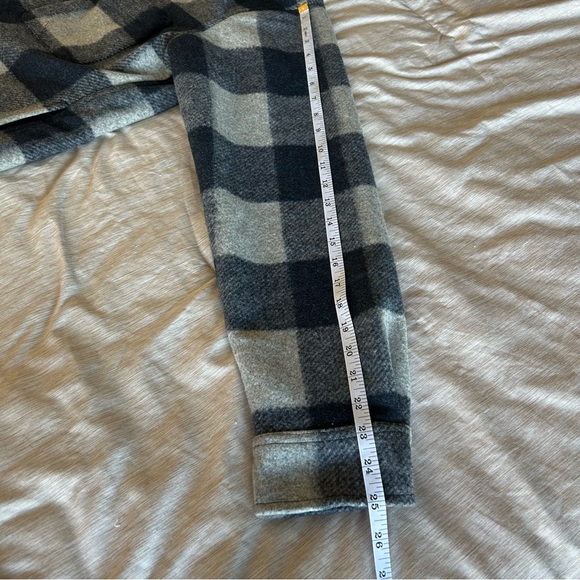 Banana Republic Men’s Medium Flannel Navy Outdoorsman Lightweight Shacket Jacket - Picture 12 of 12